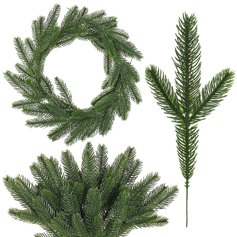 Christmas Wreath Fake - Искусственные сосновые ветки, имитация сосновых игл,