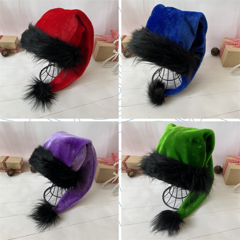 Santa Hat Plush - Плюшевая шапка Санта-Клауса для детей и