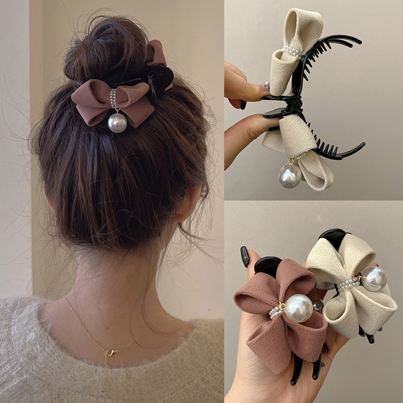 Ribbon Bow Gift - 1 шт., заколка-краб для волос