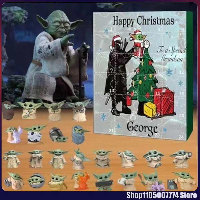 Advent Calendar Gift - 24-дневный рождественский адвент-календарь, фигурка «Звездные войны»,