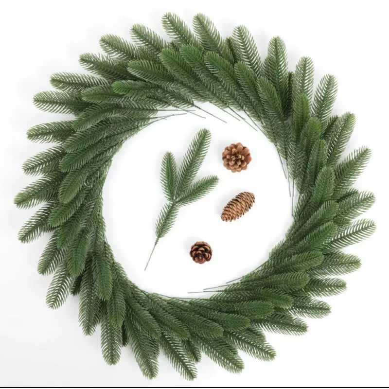 Искусственные сосновые ветки,  – обзор и цена Christmas Wreath Fake