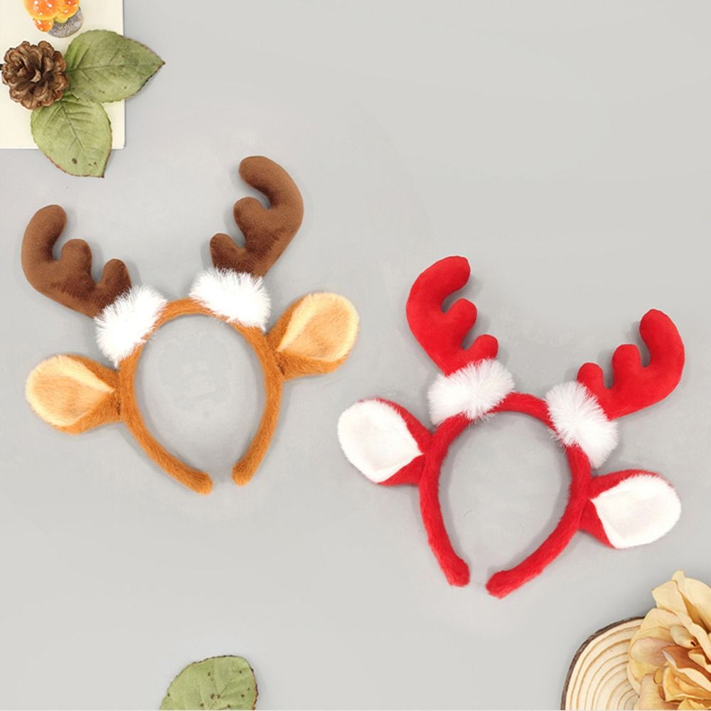 Плюшевая повязка на голову с р – обзор и цена Reindeer Antlers Headband