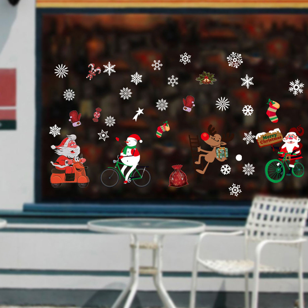 Наклейки на окна для зимнего д – обзор и цена Snowflake Window Decal