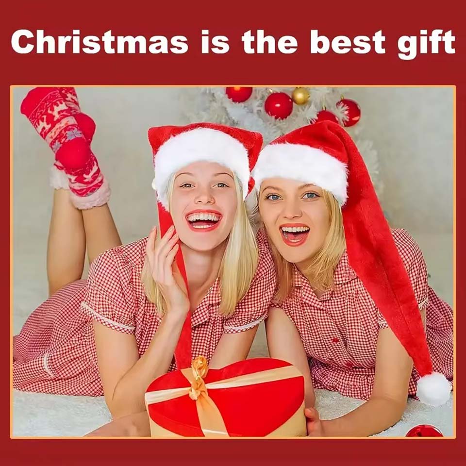 Длинная плюшевая рождественска – обзор и цена Santa Hat Plush