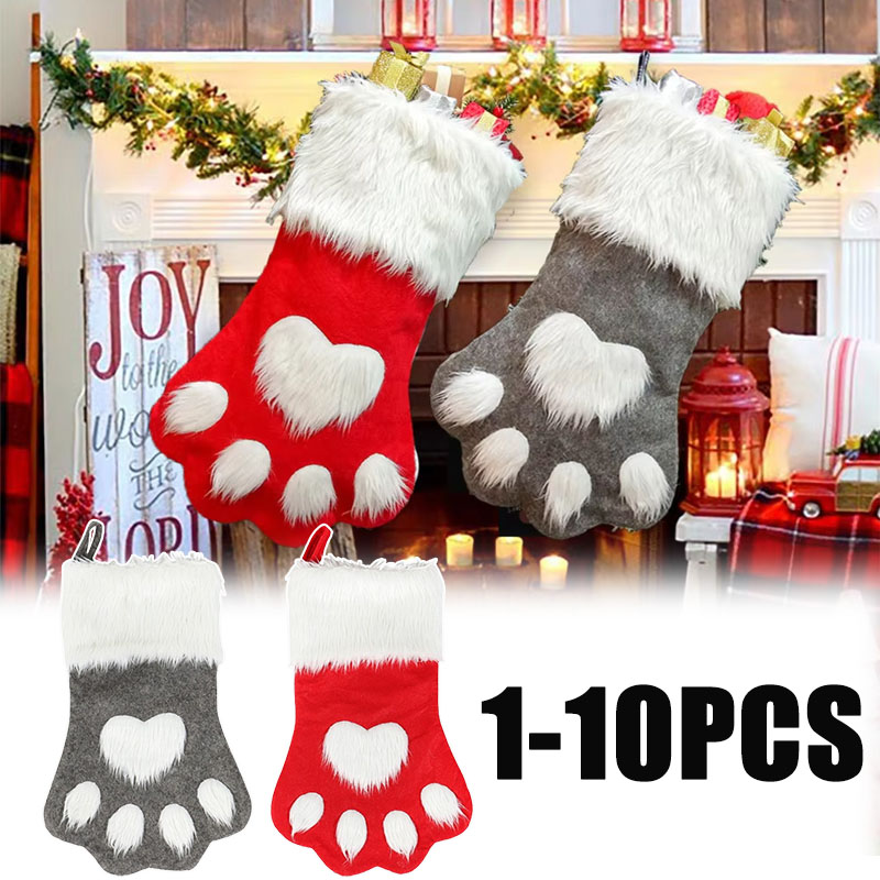 1/3/5/10 шт. Милый рождественс – обзор и цена Christmas Stocking Hanging