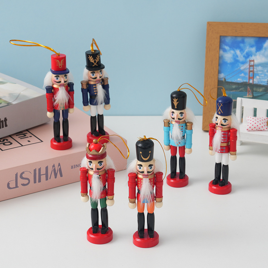 6 шт. рождественских деревянны – обзор и цена Nutcracker Figurine