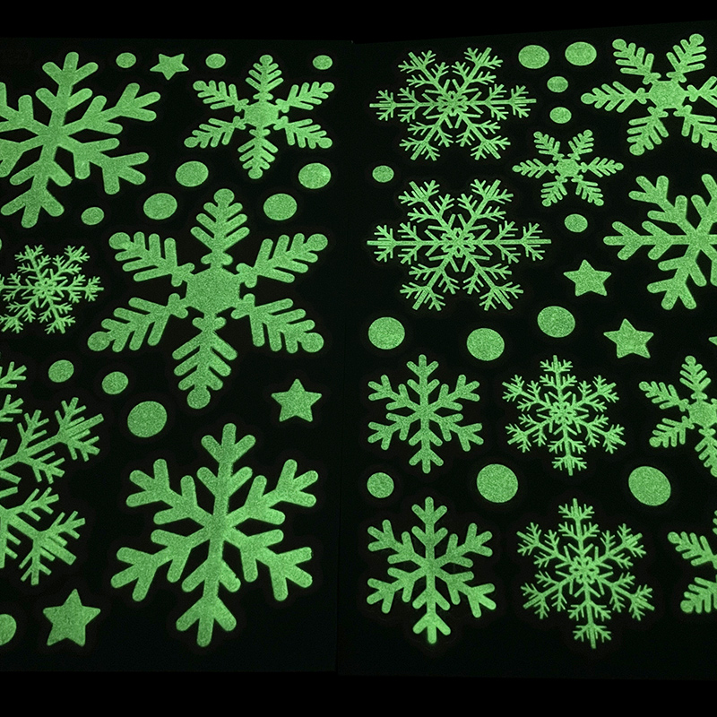 Рождественская светящаяся накл – обзор и цена Snowflake Window Decal
