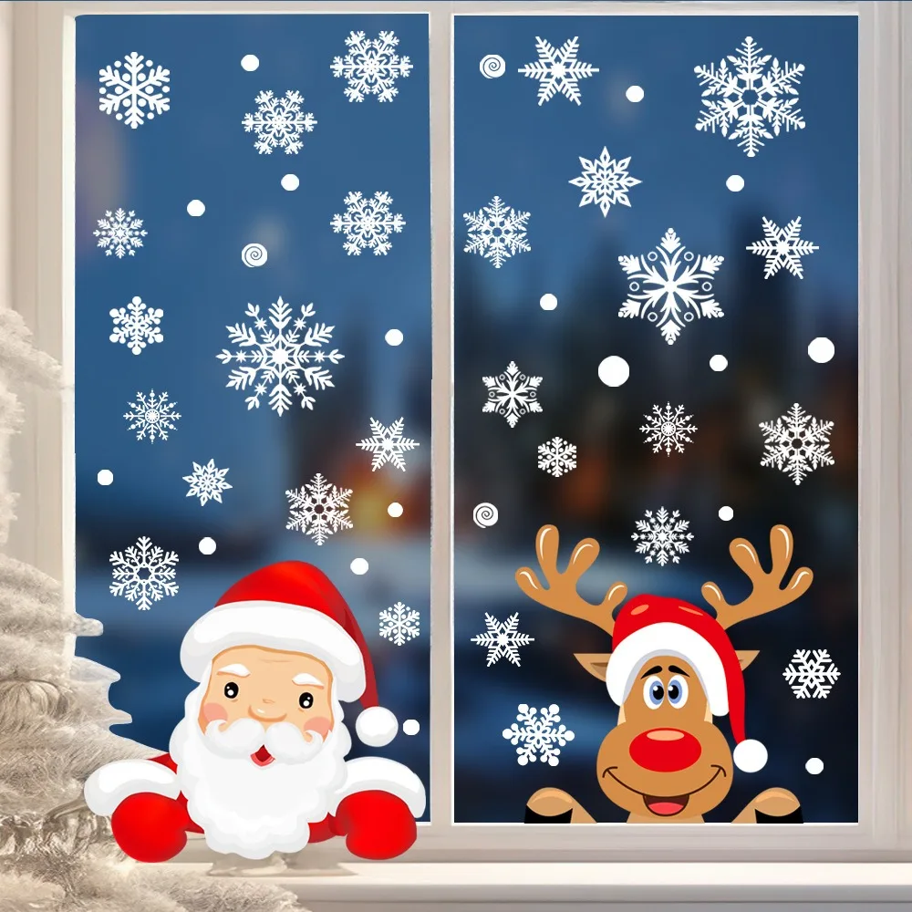 Мультяшная рождественская накл – обзор и цена Snowflake Window Decal