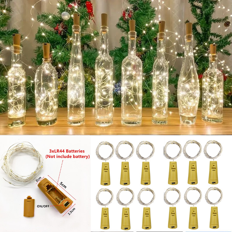 6 шт., 20 светодиодов, бутылка – обзор и цена Led Fairy String Lights