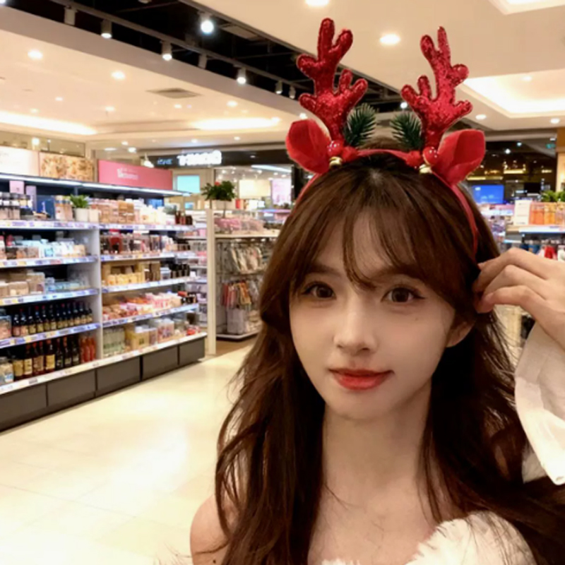 Рождественский блестящий ободо – обзор и цена Reindeer Antlers Headband