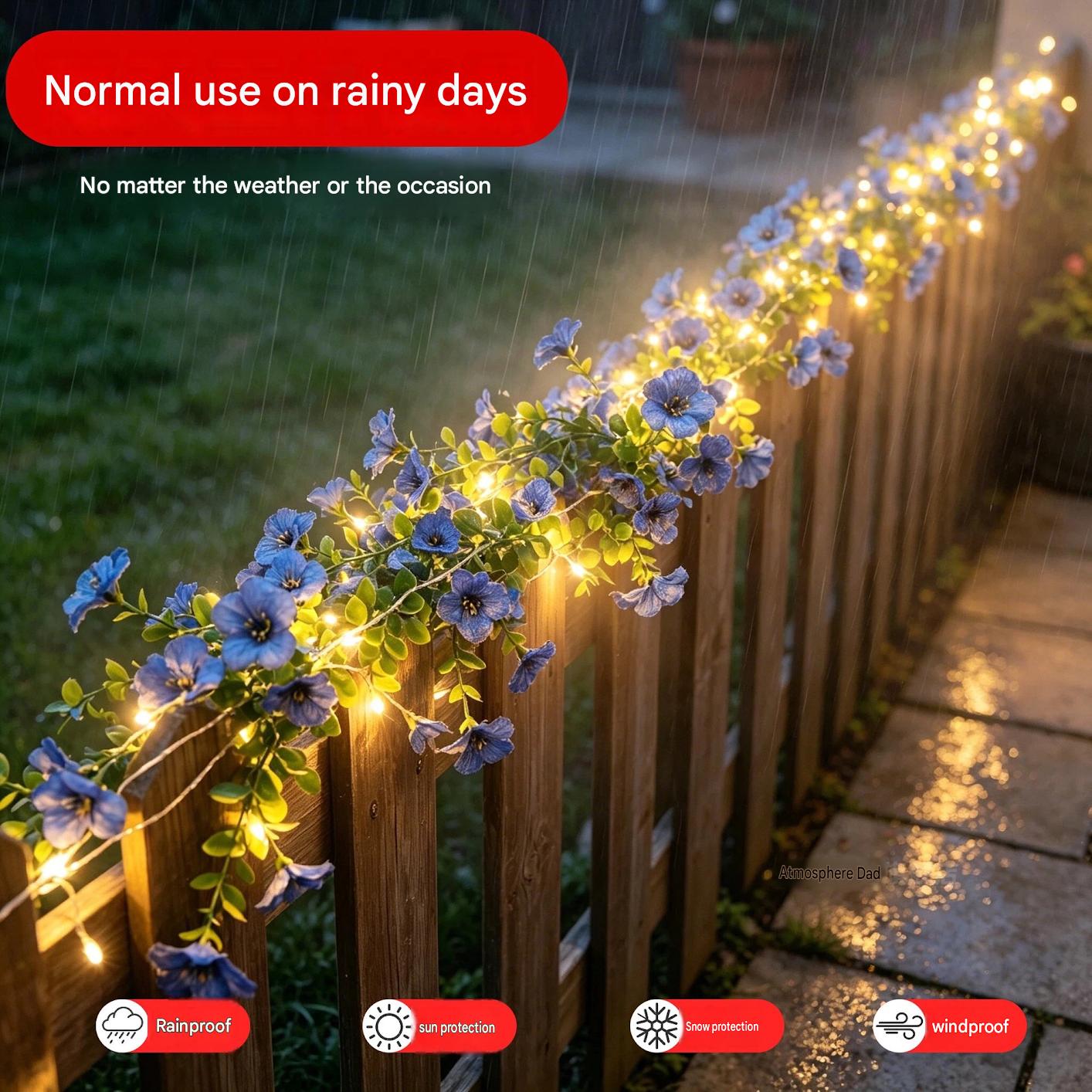 Солнечные гирлянды в виде роз, – обзор и цена Christmas Lights Outdoor
