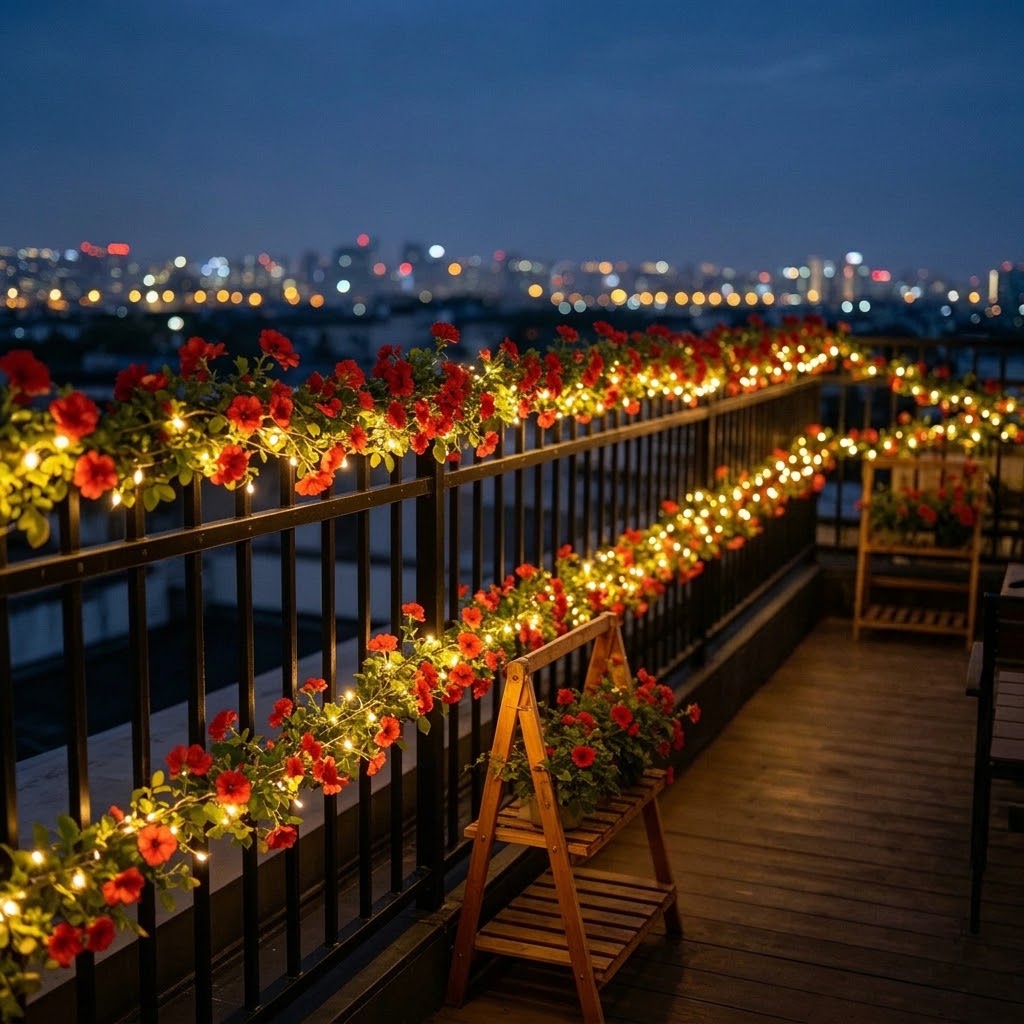 Солнечные гирлянды в виде роз, – обзор и цена Christmas Lights Outdoor