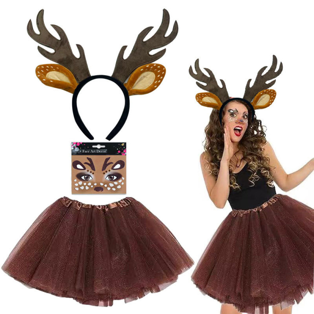 Рождественский ободок с рогами – обзор и цена Reindeer Antlers Headband