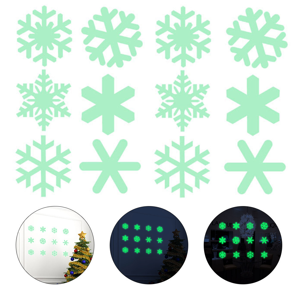 Набор светящихся рождественски – обзор и цена Snowflake Window Decal