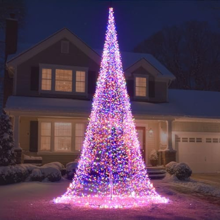 Уличная новогодняя елка с LED- – обзор и цена Christmas Lights Outdoor