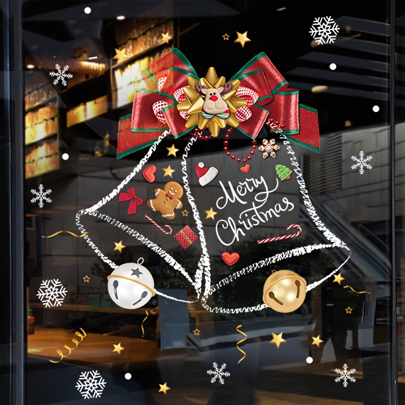 Рождественские наклейки: снежи – обзор и цена Snowflake Window Decal