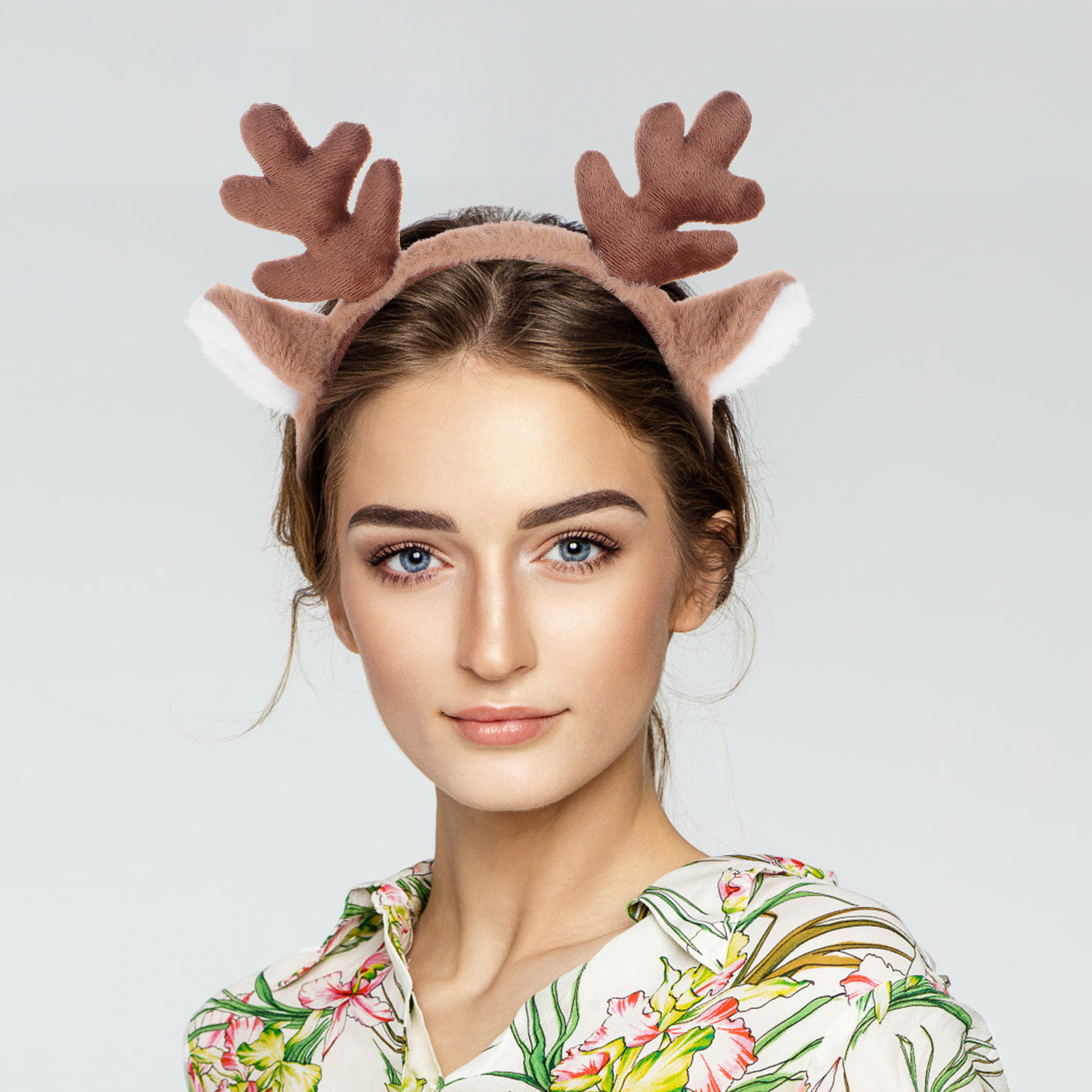 Рождественский ободок с дизайн – обзор и цена Reindeer Antlers Headband